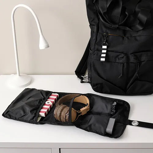 FODERSKOPA cable organizer bag, black