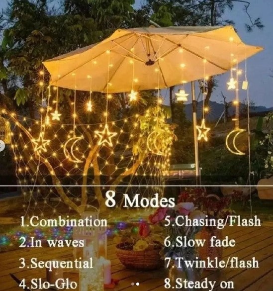 LED STAR MOON STRING LIGHTS