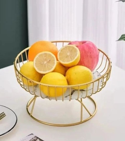 GOLD SERVING STAND