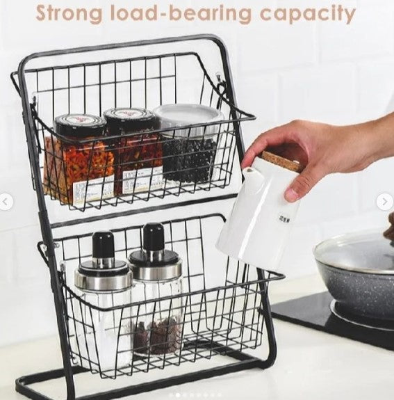 DOUBLE LAYER STORAGE RACK