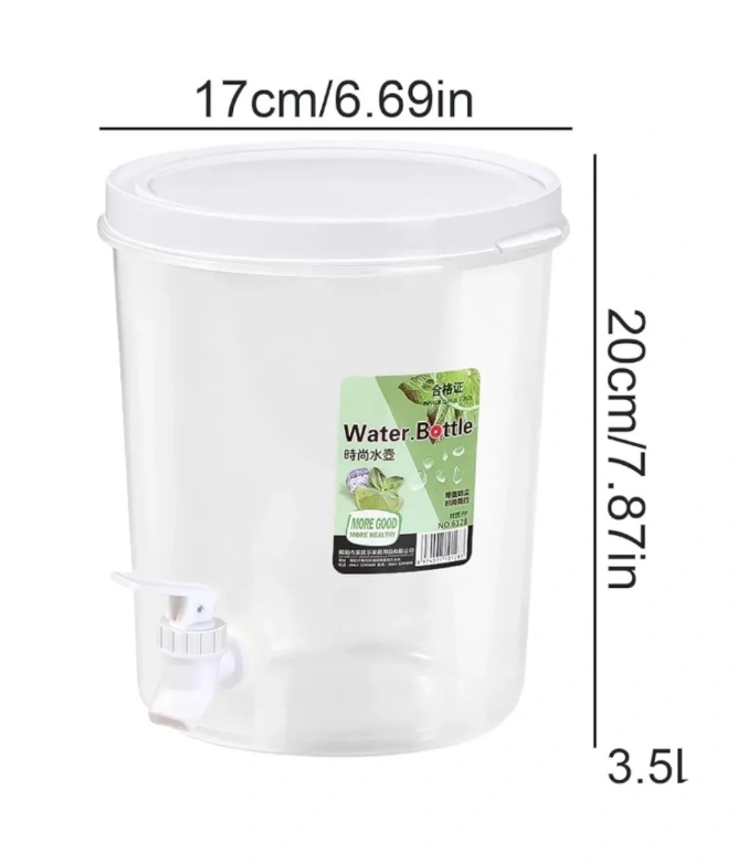 PLASTIC DRINK DISPENSER,3.5l