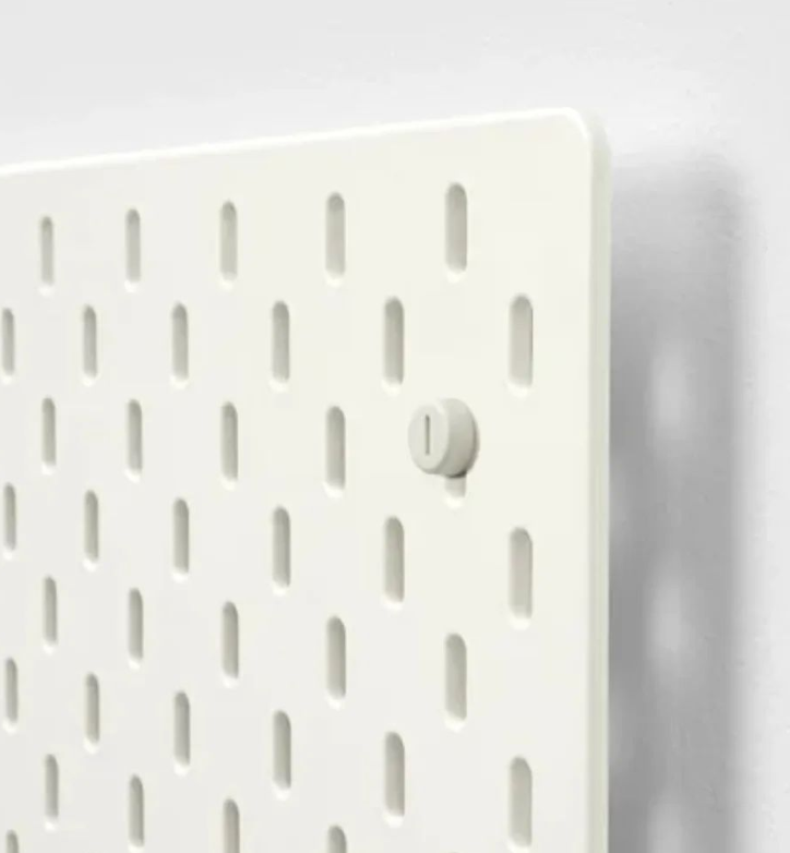 SKÅDIS pegboard, white