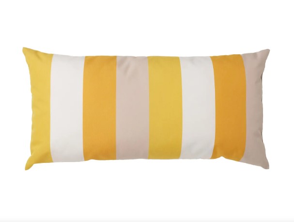 BRÖGGAN Cushion, in/outdoor, yellow