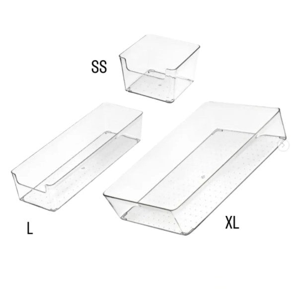 Multi functional storage tray L