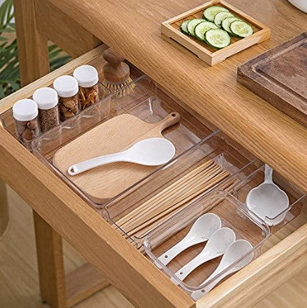 Multi functional storage tray L