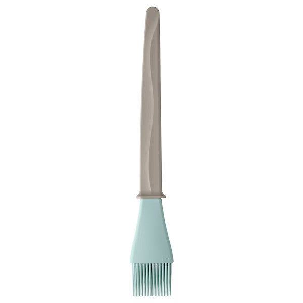 BAKGLAD Pastry brush, beige/blue