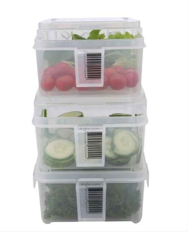 REFRIGERATOR ORGANIZER BOX PACK OF 3, 2500 ML.