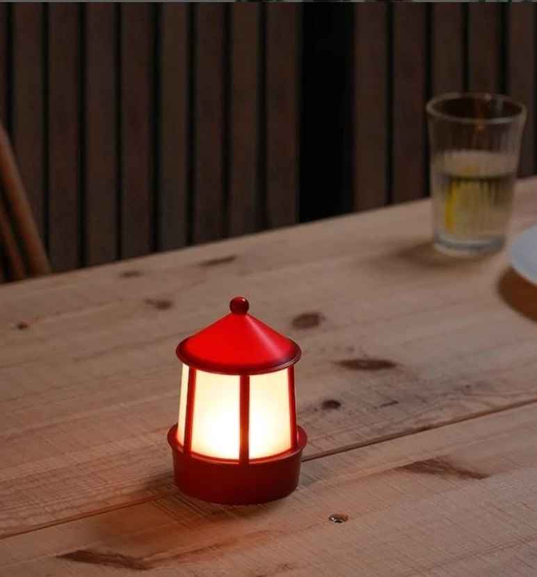 SOLVINDEN LED decoration lighting, table, battery-operated/house red