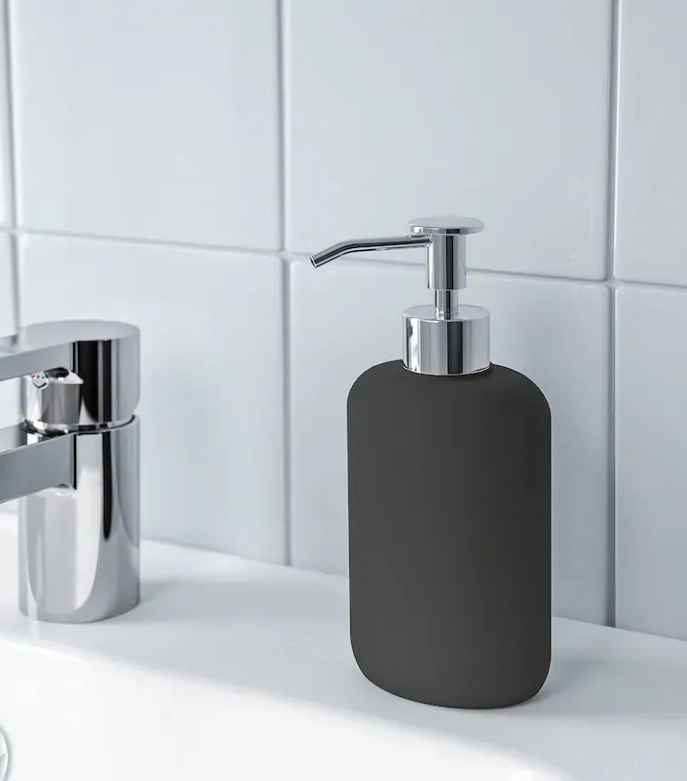 EKOLN Soap dispenser Dark grey & Beige