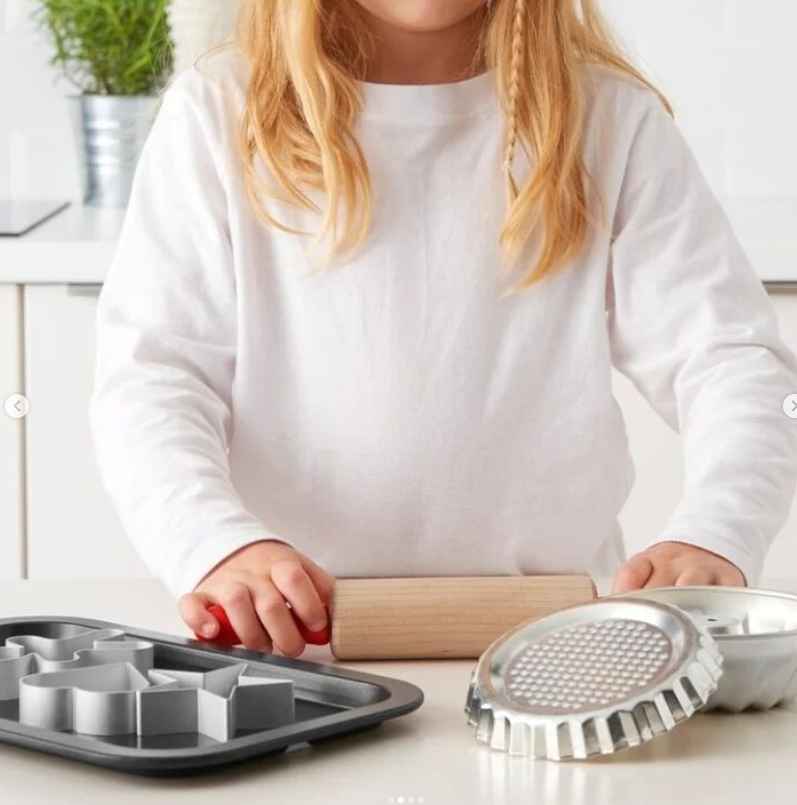 DUKTIG 7-piece toy baking set