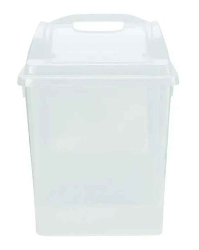 PUSH BIN CLEAR/TRANSPARENT COLOR