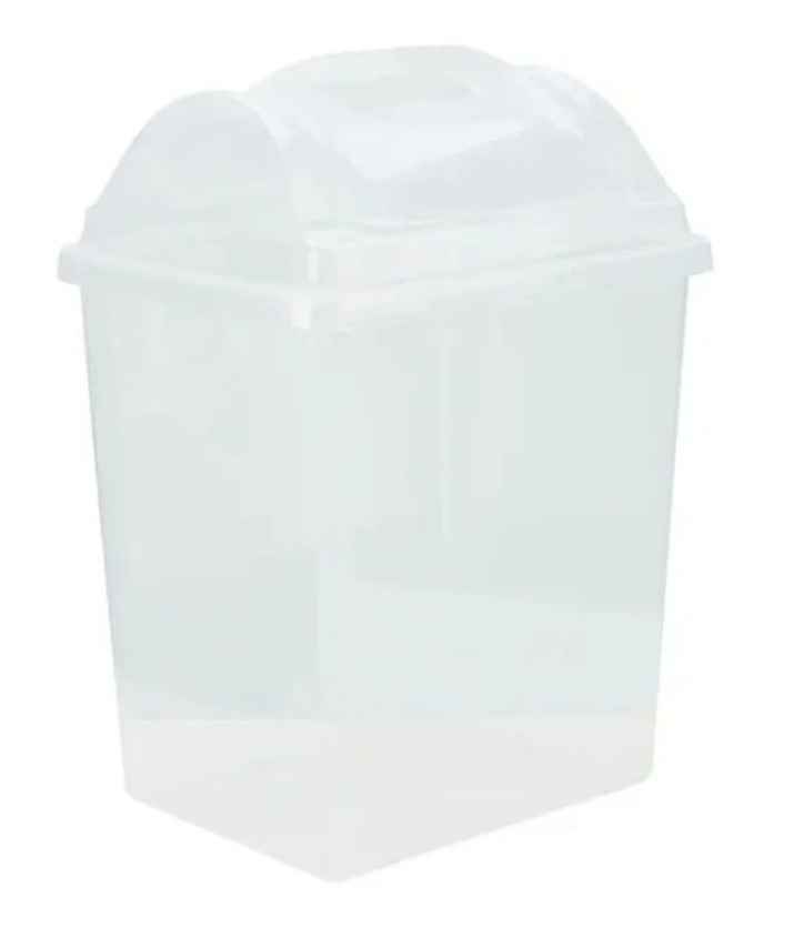 PUSH BIN CLEAR/TRANSPARENT COLOR