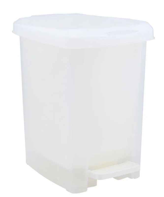 PEDAL BIN Ivy model white 10Ltrs