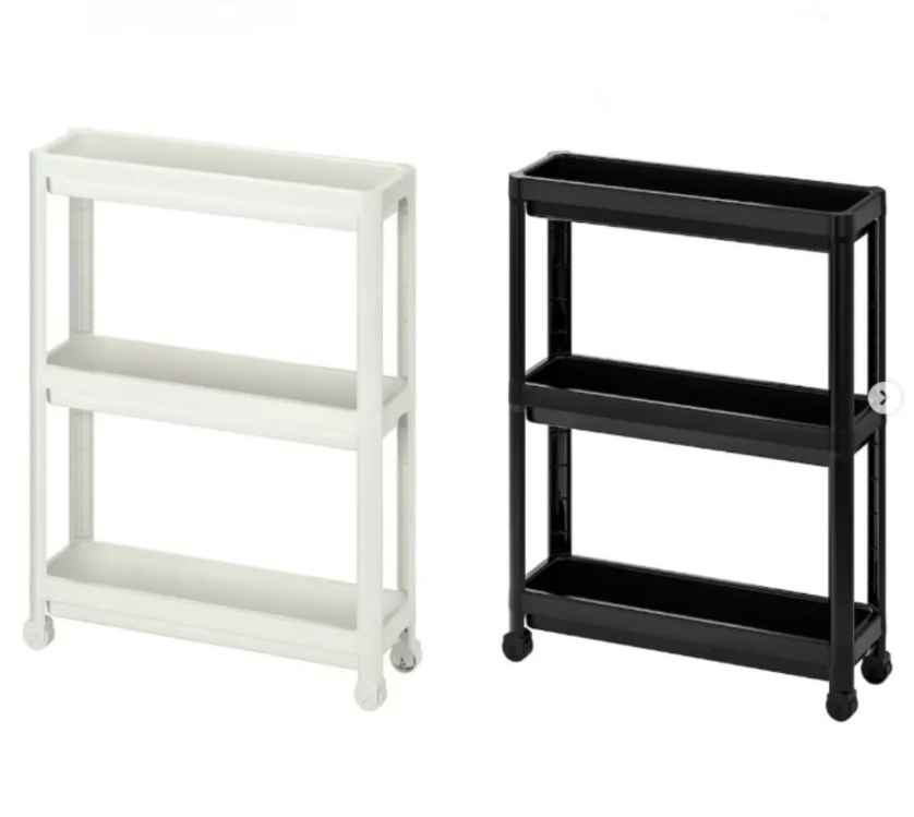 VESKEN Trolley, white & black