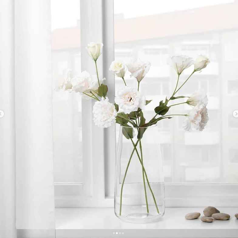 SMYCKA Artificial flower, Lisianthus/white