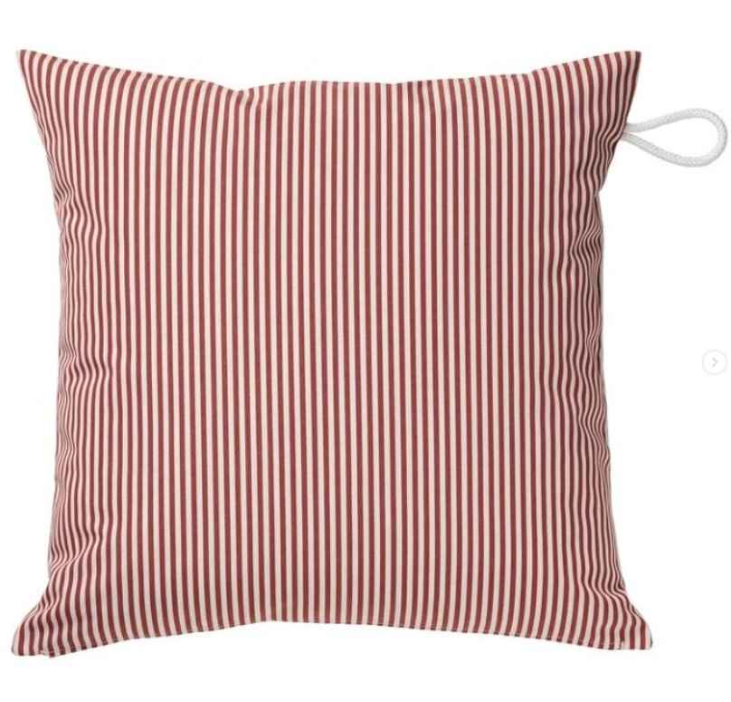 GULLBERGSÖ Cushion cover, in/outdoor, red/stripe