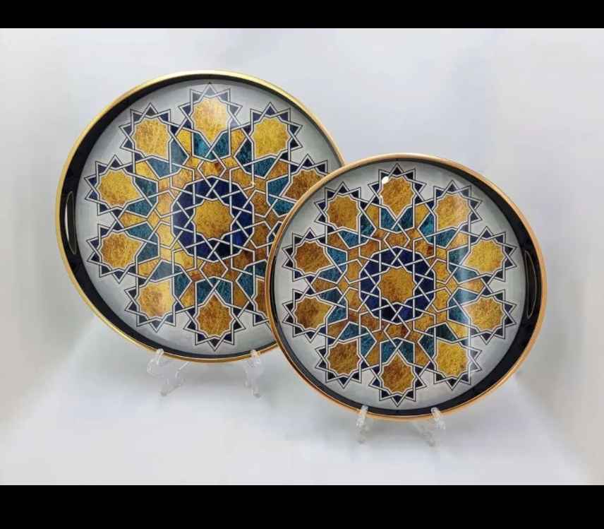 ROUND SERVING TRAY