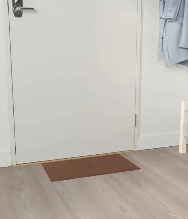 KLAMPENBORG Door mat, indoor, brown