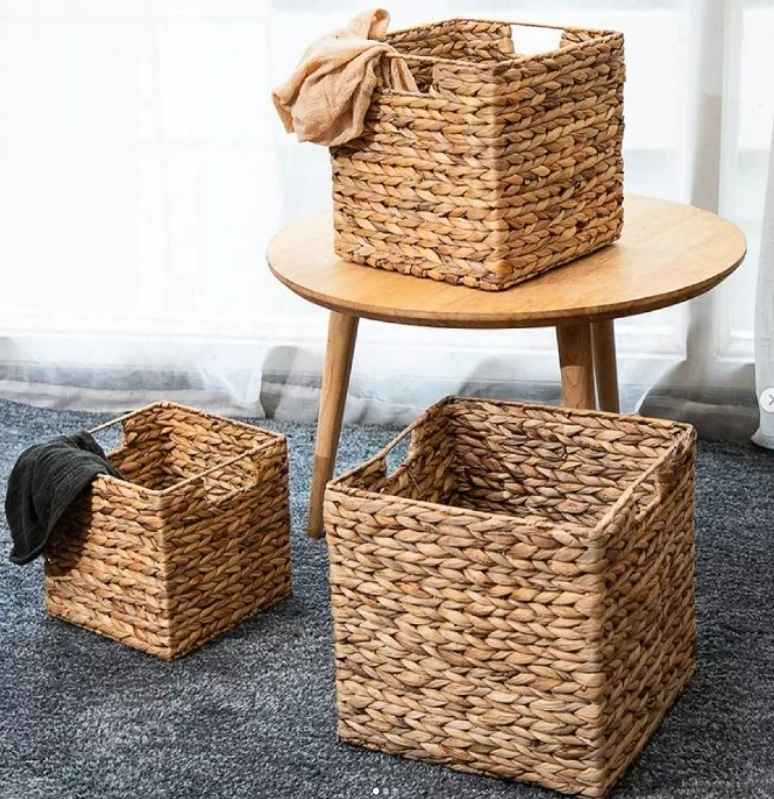 Handwoven storage basket