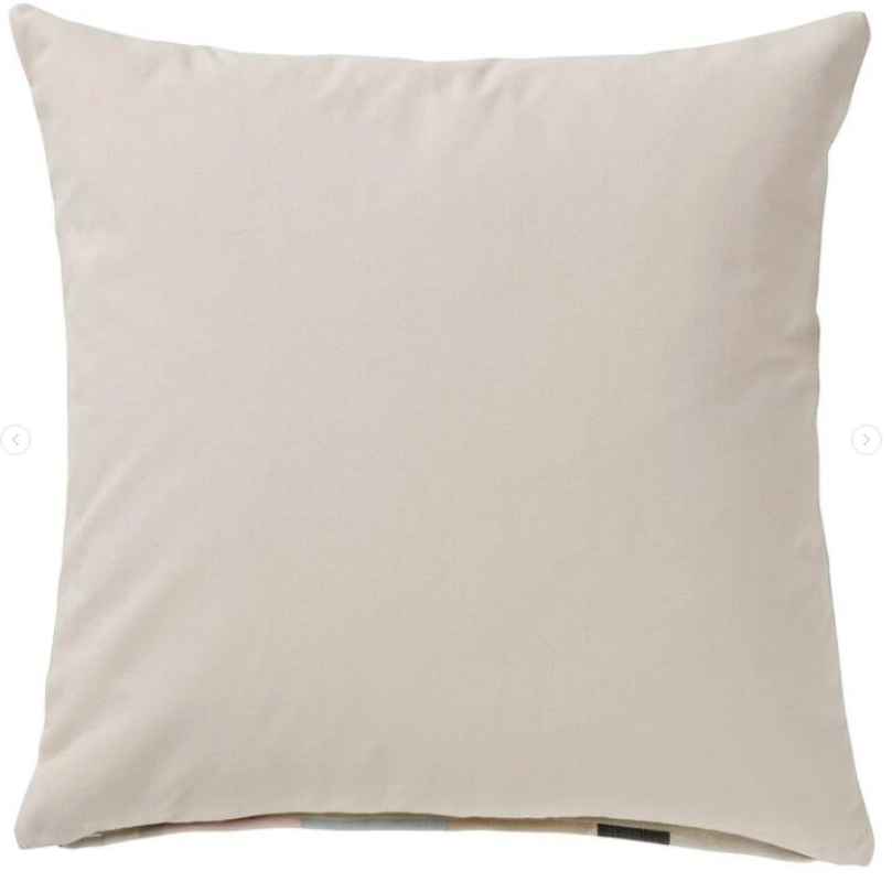 LYKTBÄRARE Cushion cover, light beige/multicolour