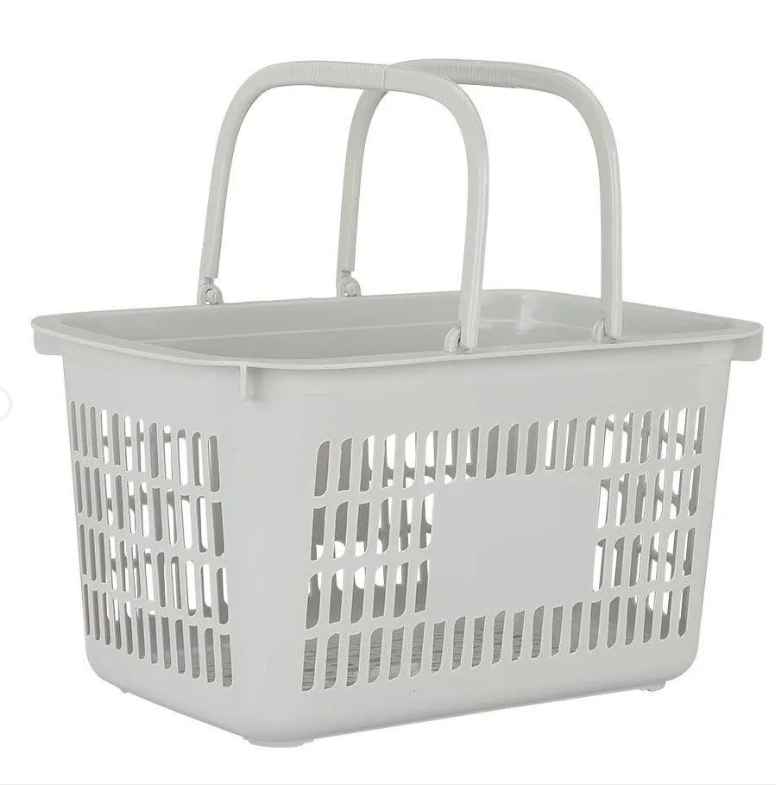 SHOPPING BASKET - LIGHT GRAY