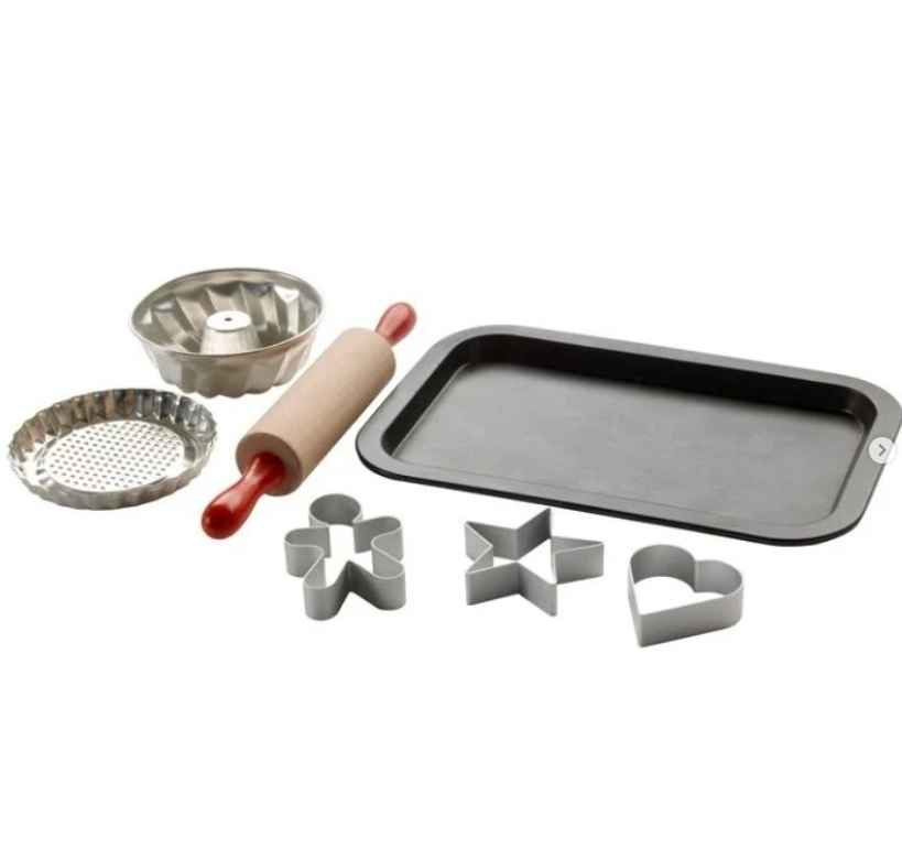 DUKTIG 7-piece toy baking set