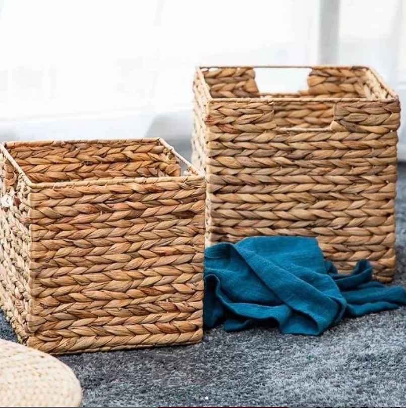 Handwoven storage basket