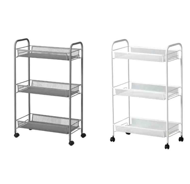 HORNAVAN Trolley, White / Grey