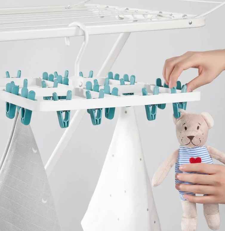 SLIBB Hang dryer, 24 clothes pegs