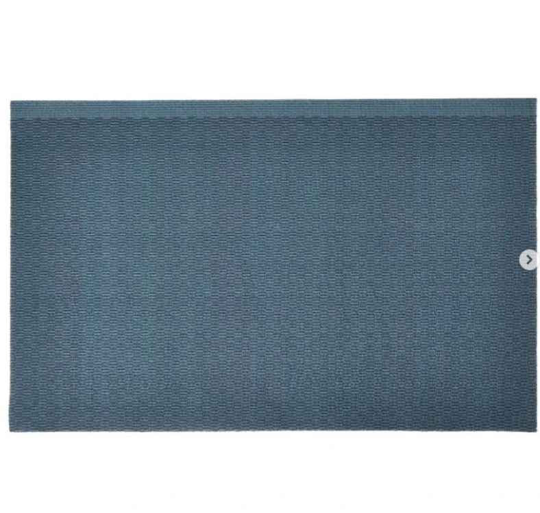 KLAMPENBORG Door mat, indoor, blue