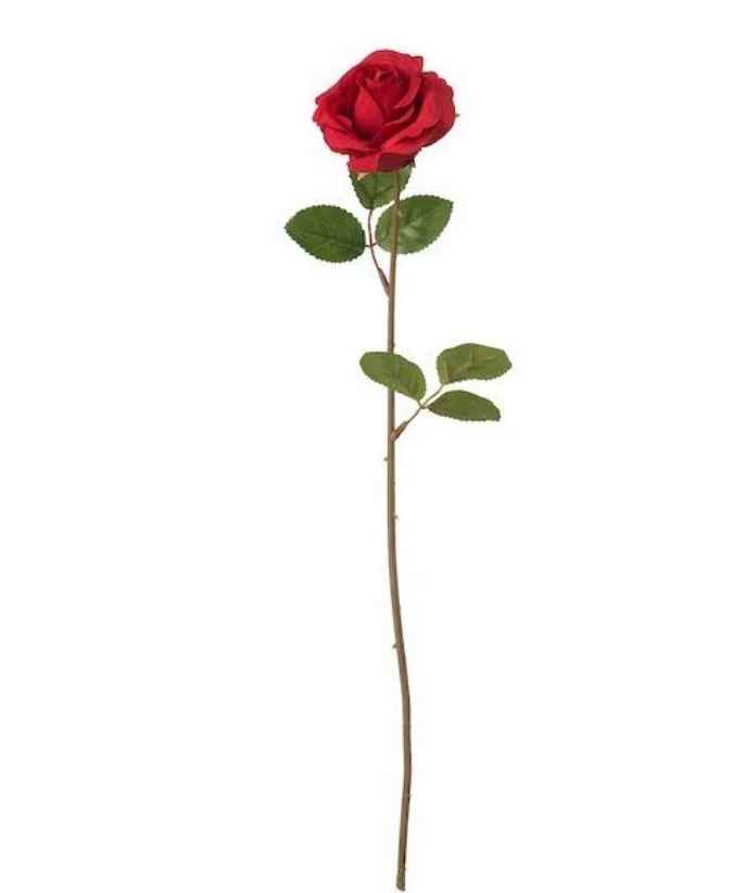 SMYCKA Single Artificial flower, Rose/red