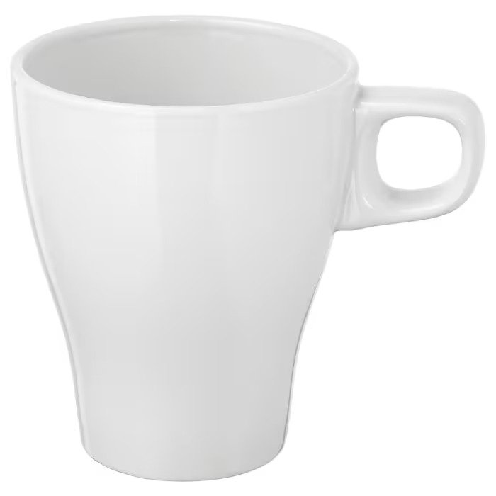 FARGRIK Mug, stoneware white, 25 cl