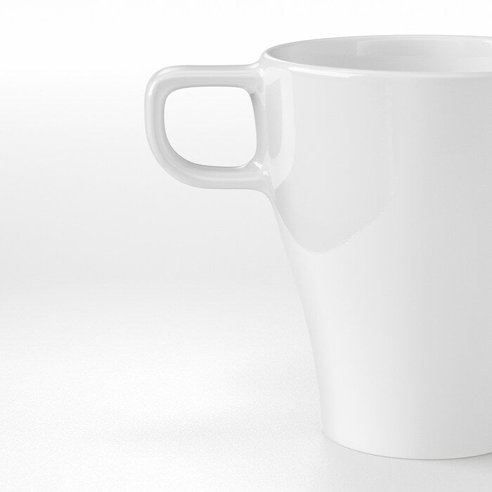 FARGRIK Mug, stoneware white, 25 cl