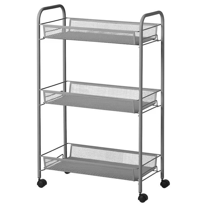 HORNAVAN Trolley, grey