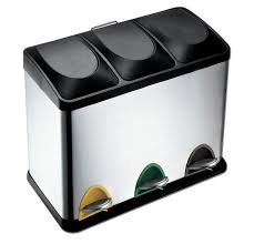 3 COMPARTMENT DUSTBIN