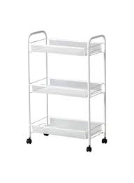 HORNAVAN Trolley, White / Grey