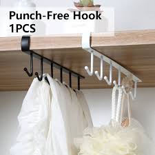 CABINET 6 HOOKS HANGER