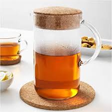 IKEA 365+ Jug with lid, clear glass/cork