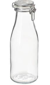 KORKEN Bottle shaped jar with lid 1.4L