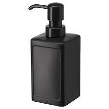 RINNIG Plastic Soap Dispenser black