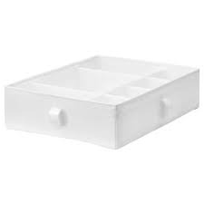 SKUBB Box with compartments  white