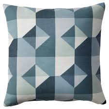 SVARTHÖ Cushion cover, green/blue