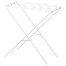 JÄLL Steel Drying rack, in/outdoor, white