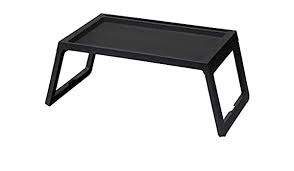 KLIPSK Foldable Bed tray, black