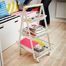 RISATORP Trolley, white, steel