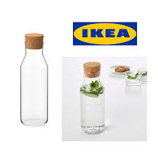 IKEA 365+ Carafe with stopper, clear glass/cork