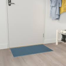 KLAMPENBORG Door mat, indoor, blue