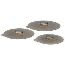 KLOCKREN Universal lid, set of 3