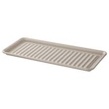 VÄLVÅRDAD Dish drainer, beige/galvanised