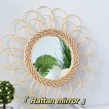 Rattan Mirror